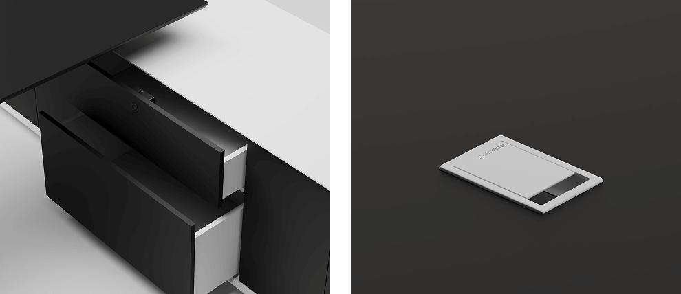 Drawers and Desklink Grommet